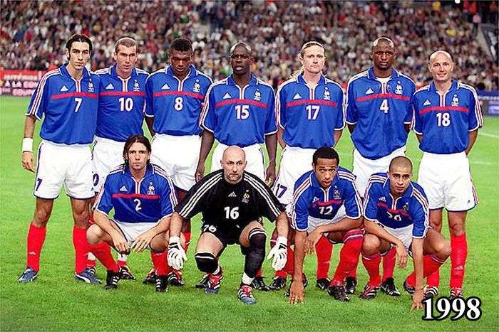 Збірна Франції з футболу тоді і зараз (4 фото)