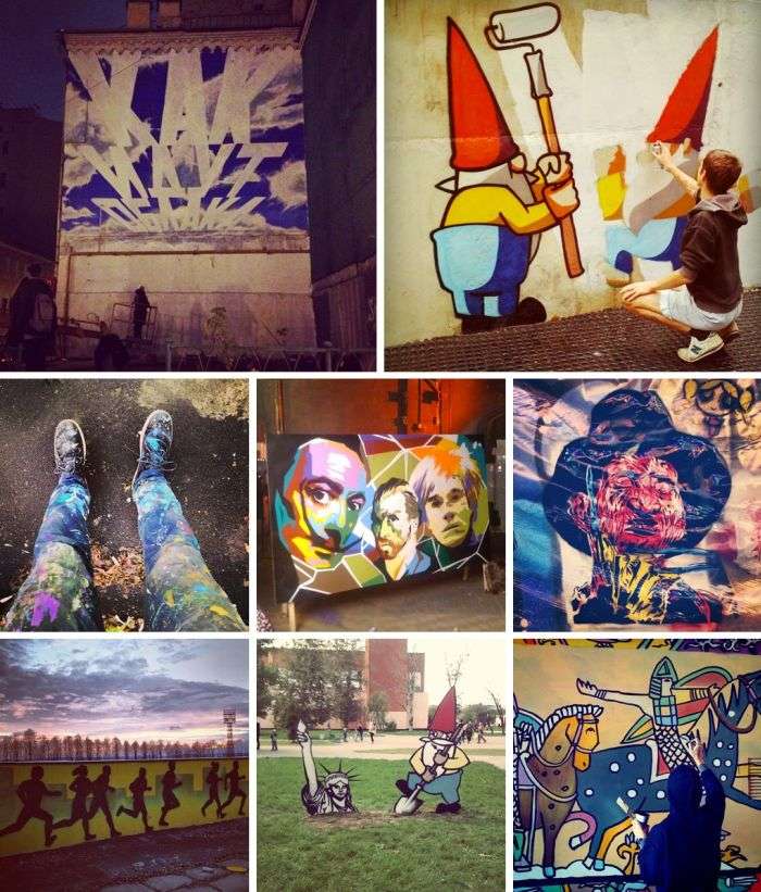 Фотографії з соц профілів російських графіті-художників (23 фото)