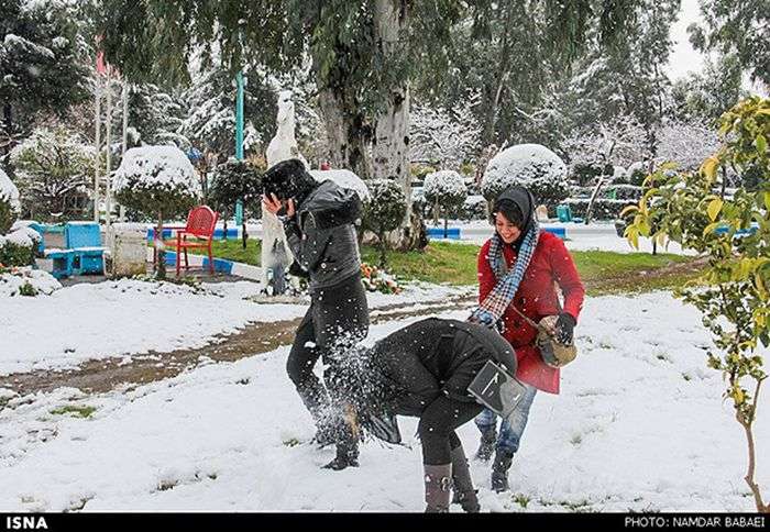 Сильний снігопад в Ірані за останні 50 років (45 фото)
