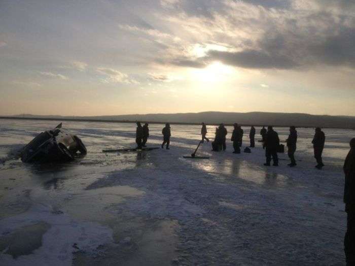Невдале завершення зимової риболовлі (9 фото)