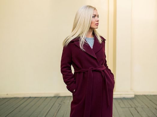 С чем носить модное пальто-халат? лучшее