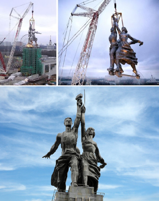 Самая знаменитая пара в СССР, или Как создавался памятник «Рабочий и колхозница», и что у него внутри интересное