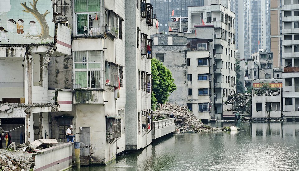 Галерея: где живут самые упрямые люди Китая архитектура